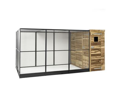 Voliere | R10 | Flachdach | Rechts